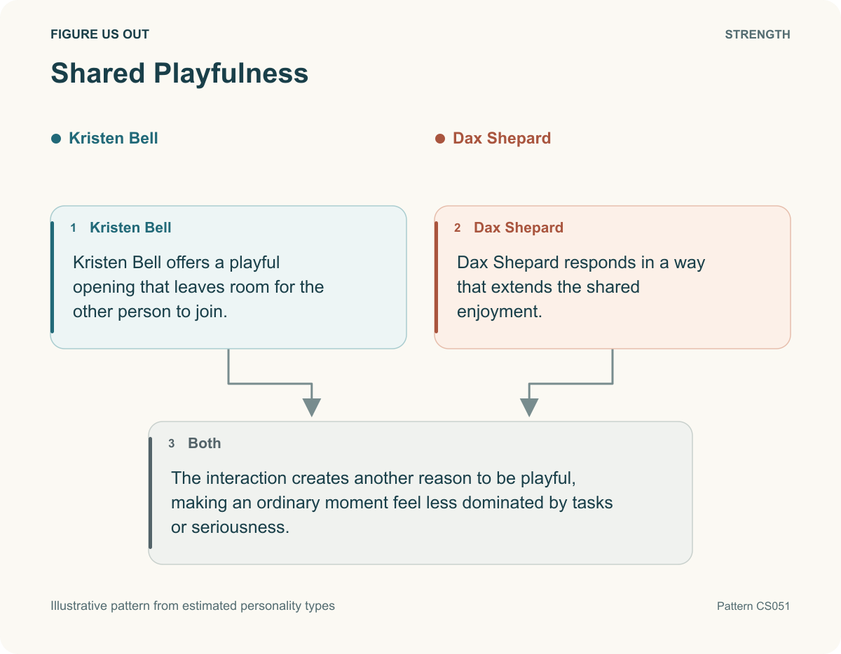 Shared Playfulness; illustrative pattern from estimated types.